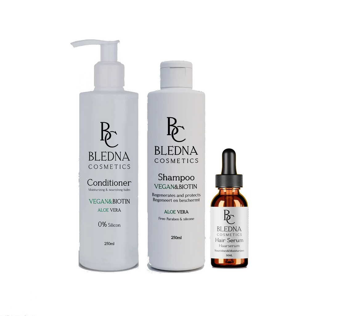 Ultimate Vegan Biotin Hair Care Trio — Shampoo, Conditioner and Serum